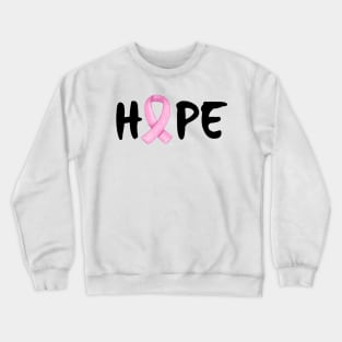 'Hope' Cancer Ribbon Awareness Shirt Crewneck Sweatshirt